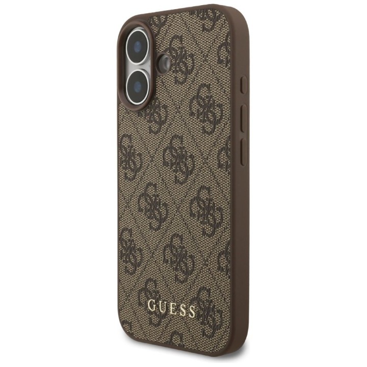 GUESS чехол для IPHONE 17 GUHCP17SG4GFBR (PU 4G Classic) коричневый