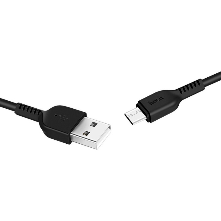 Кабель USB-A – USB-C Hoco 1 m X13 чорний