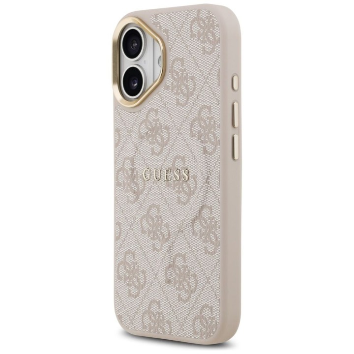 GUESS case for IPHONE 17 compatible with MagSafe GUHMP17SP4MSEGCP (PU 4G W/ Classic) pink