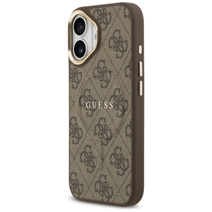 GUESS чохол для IPHONE 17 сумісний з MagSafe GUHMP17SP4MSEGCW (PU 4G W/ Classic) коричневий