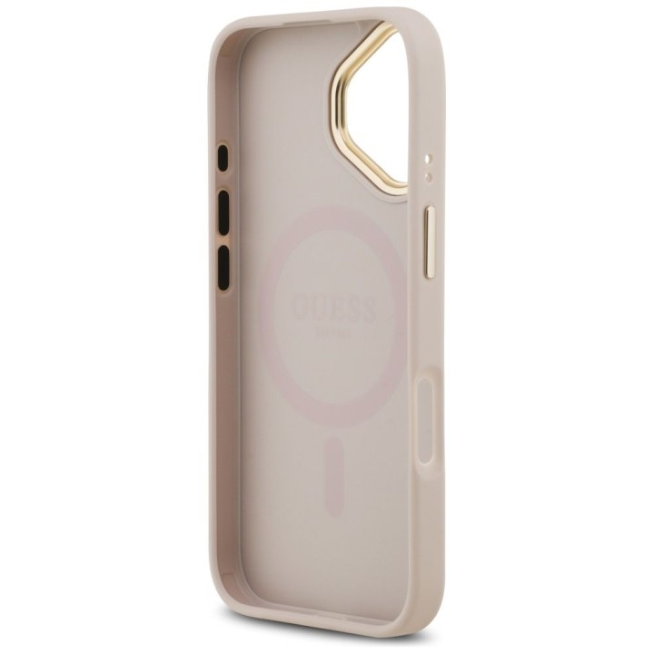 GUESS case for IPHONE 17 compatible with MagSafe GUHMP17SP4MSEGCP (PU 4G W/ Classic) pink