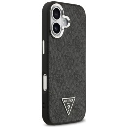 GUESS futerał do IPHONE 17 kompatybilny z MagSafe GUHMP17SP4TSRCMK (PU 4G W/Triangle Logo SL) czarny