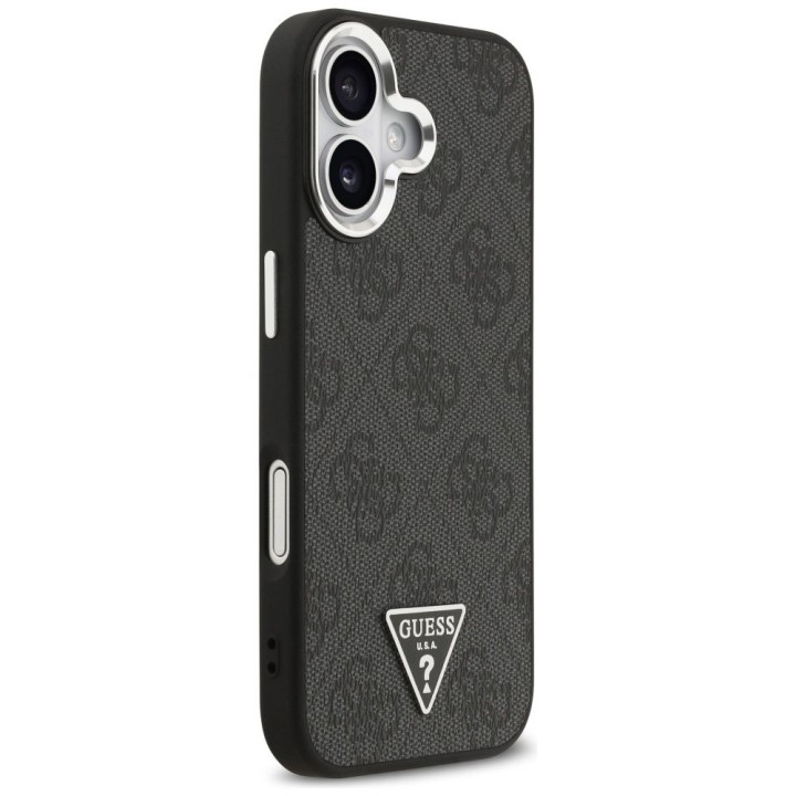 GUESS чохол для IPHONE 17 сумісний з MagSafe GUHMP17SP4TSRCMK (PU 4G W/Triangle Logo SL) чорний