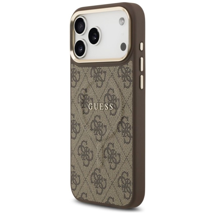 GUESS чохол для IPHONE 17 Pro Max сумісний з MagSafe GUHMP17XP4MSEGCW (PU 4G W/ Classic) коричневий