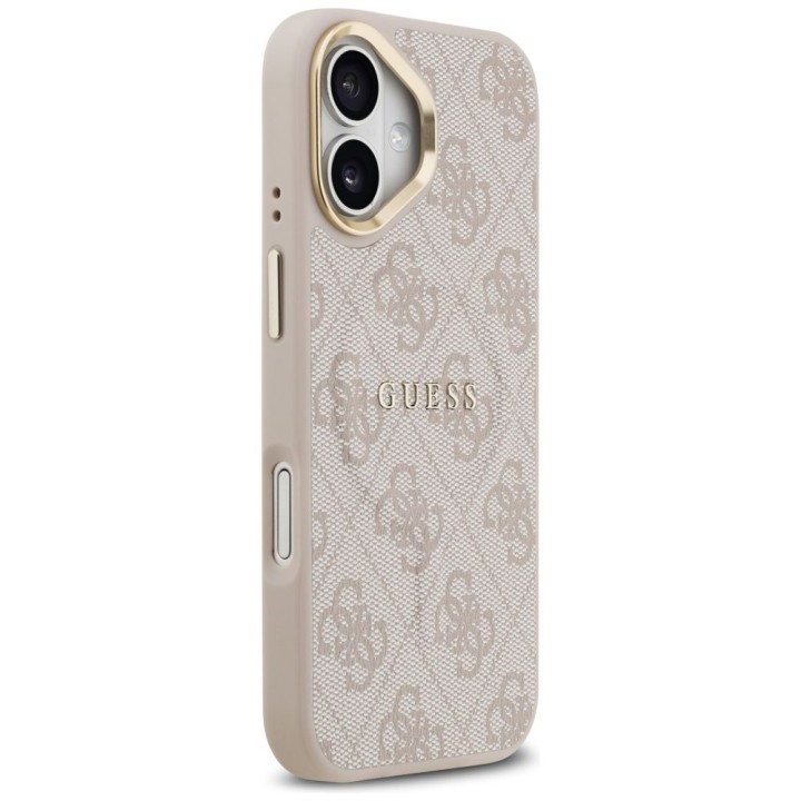 GUESS case for IPHONE 17 compatible with MagSafe GUHMP17SP4MSEGCP (PU 4G W/ Classic) pink