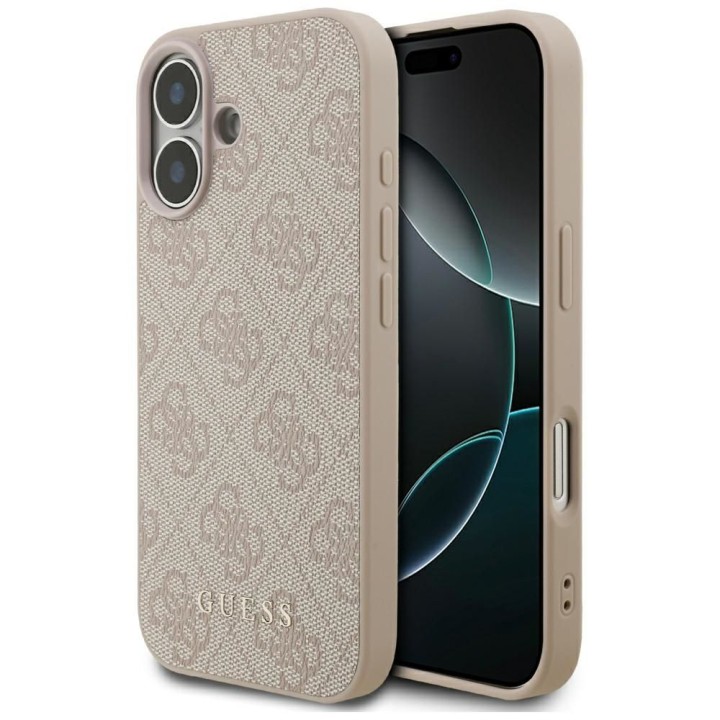 GUESS чехол для IPHONE 17 GUHCP17SG4GFPI (PU 4G Classic) розовый