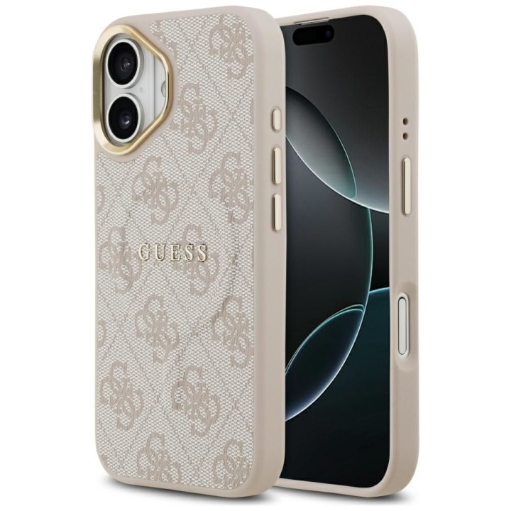 GUESS чохол для IPHONE 17 сумісний з MagSafe GUHMP17SP4MSEGCP (PU 4G W/ Classic) рожевий