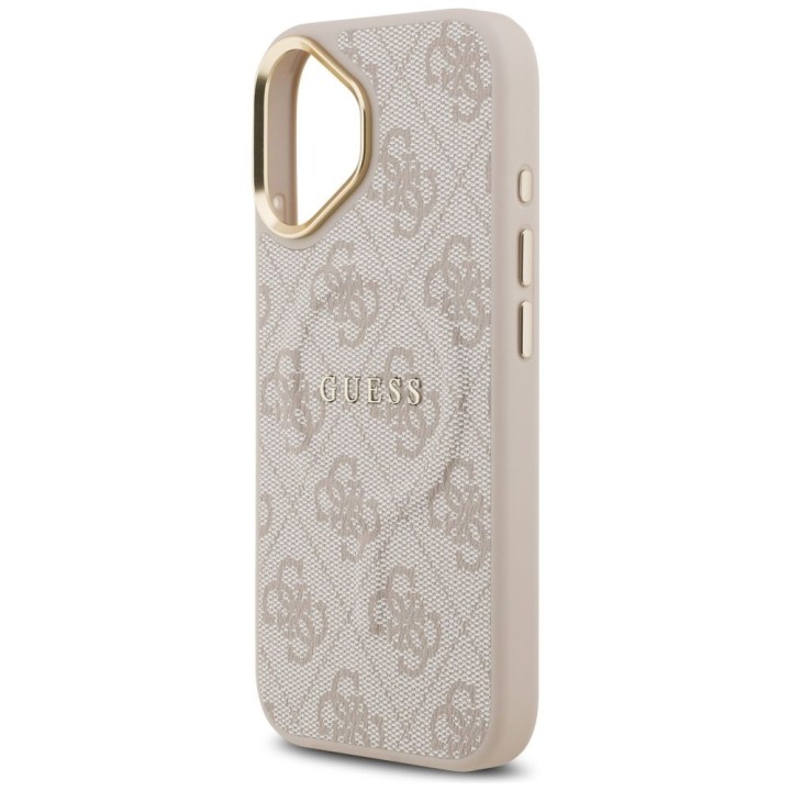 GUESS чохол для IPHONE 17 сумісний з MagSafe GUHMP17SP4MSEGCP (PU 4G W/ Classic) рожевий