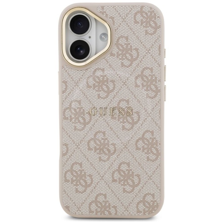 GUESS чехол для IPHONE 17 совместимый с MagSafe GUHMP17SP4MSEGCP (PU 4G W/ Classic) розовый