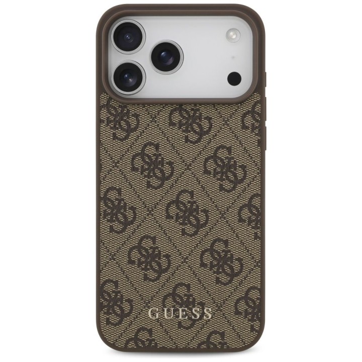 GUESS чехол для IPHONE 17 Pro Max GUHCP17XG4GFBR (PU 4G Classic) коричневый