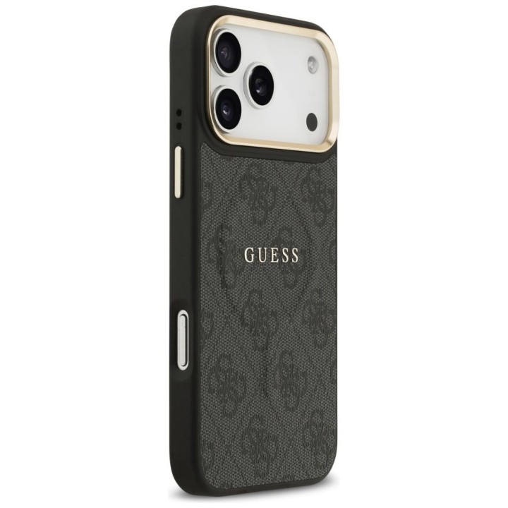 GUESS futerał do IPHONE 17 Pro Max kompatybilny z MagSafe GUHMP17XP4MSEGCK (PU 4G W/ Classic) czarny