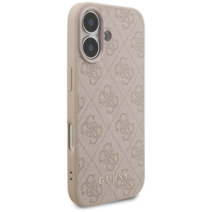 GUESS чехол для IPHONE 17 GUHCP17SG4GFPI (PU 4G Classic) розовый