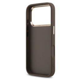 GUESS case for IPHONE 17 Pro Max GUHCP17X4GMGCBR (PU W/ Big 4G Classic Logo) gold brown