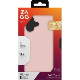 ZAGG case MANHATTAN SNAP compatible with MagSafe for IPHONE 17 pink blush