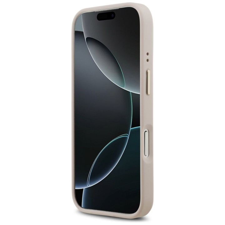 GUESS futerał do IPHONE 17 Pro kompatybilny z MagSafe GUHMP17LP4MSEGCP (PU 4G W/ Classic) różowy