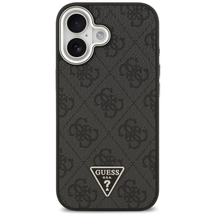 GUESS futerał do IPHONE 17 kompatybilny z MagSafe GUHMP17SP4TSRCMK (PU 4G W/Triangle Logo SL) czarny