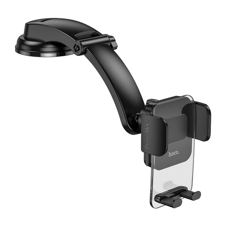 Універсальний автомобільний тримач для телефону Hoco для скла / приладової панелі CA118 чорний