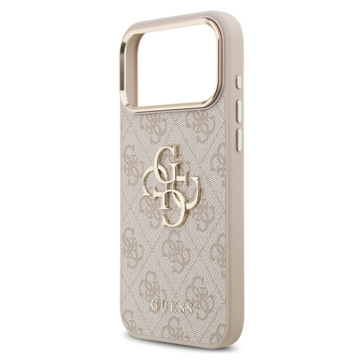 GUESS чохол для IPHONE 17 Pro Max GUHCP17X4GMGCPI (PU W/ Big 4G Classic Logo) золото рожевий