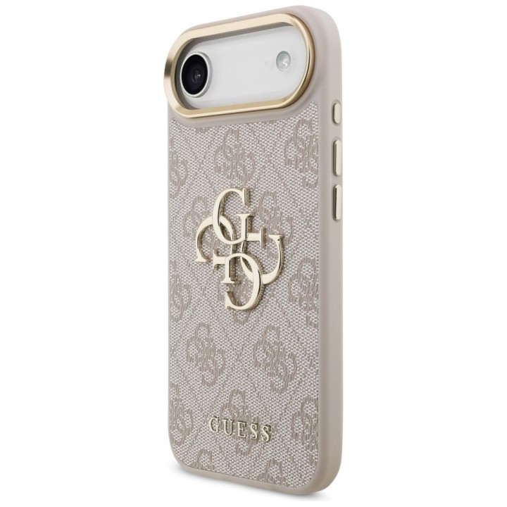 GUESS чохол для IPHONE 17 Air GUHCP17M4GMGCPI (PU W/ Big 4G Classic Logo) золото рожевий