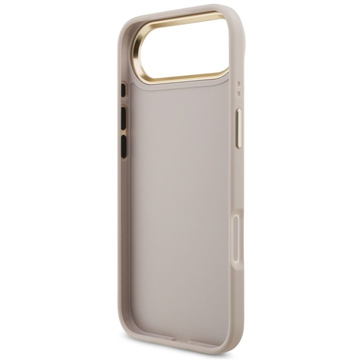 GUESS чехол для IPHONE 17 Air GUHCP17M4GMGCPI (PU W/ Big 4G Classic Logo) золото розовый