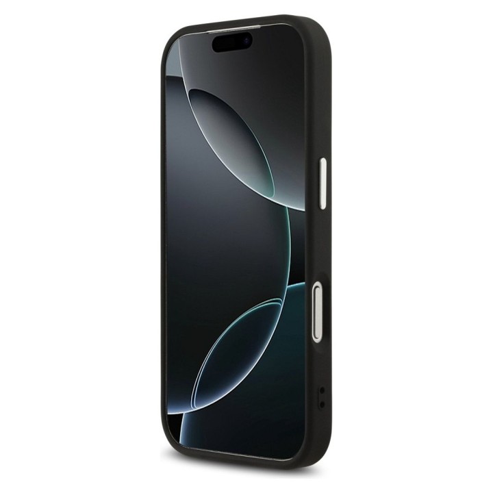 GUESS case for IPHONE 17 Pro Max GUHCP17XP4G4SMCK (PU W/ Big 4G Classic Logo) silver-black