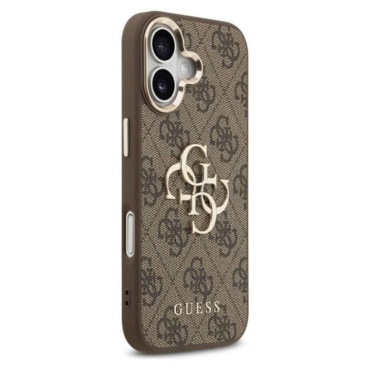 GUESS case for IPHONE 17 GUHCP17S4GMGCBR (PU W/ Big 4G Classic Logo) gold brown