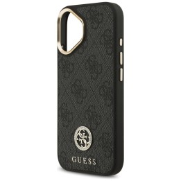 GUESS futerał do IPHONE 17 kompatybilny z MagSafe GUHMP17SP4GRMDEK (PU W/ 4G Strass Logo) czarny