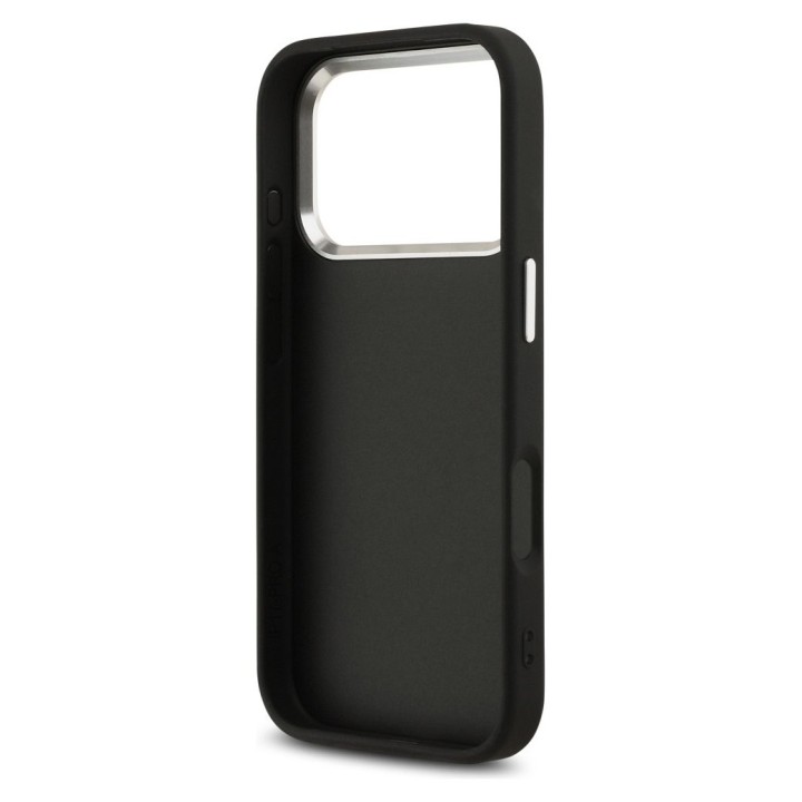 GUESS чохол для IPHONE 17 Pro Max GUHCP17XP4G4SMCK (PU W/ Big 4G Classic Logo) сріблясто-чорний