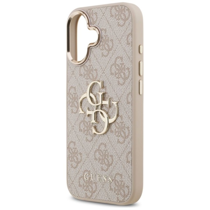 GUESS case for IPHONE 17 GUHCP17S4GMGCPI (PU W/ Big 4G Classic Logo) gold pink