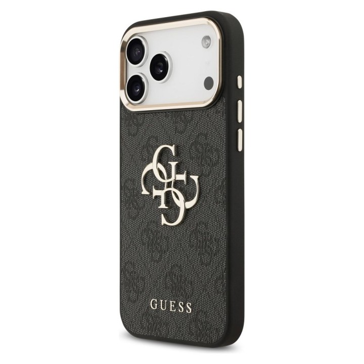 GUESS чехол для IPHONE 17 Pro Max GUHCP17X4GMGCGR (PU W/ Big 4G Classic Logo) золото черный