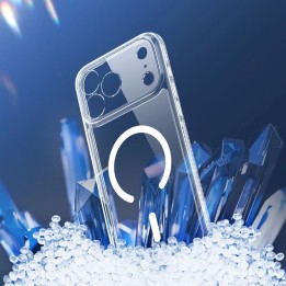 DUX DUCIS чехол CLIN MAG совместимый с MagSafe для IPHONE 17 PRO (Open Ring Version) прозрачный