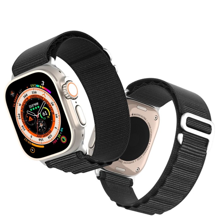 DUX DUCIS ремешок GS нейлоновый для Apple Watch 42 / 44 / 45 / 49 mm черный