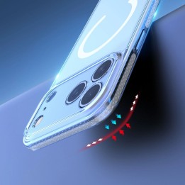 DUX DUCIS futerał CLIN MAG kompatybilny z MagSafe do IPHONE 17 PRO MAX (Open Ring Version) transparentny