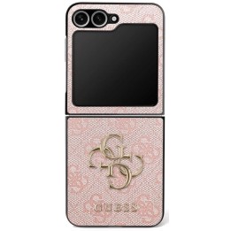 GUESS чохол для SAMSUNG Z FLIP7 GUHCZF74GMGPI (PU Leather 4G Metal Logo) рожевий