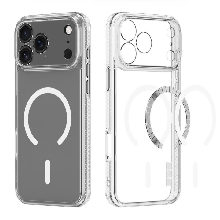 DUX DUCIS case CLIN MAG compatible with MagSafe for IPHONE 17 PRO MAX (Open Ring Version) transparent