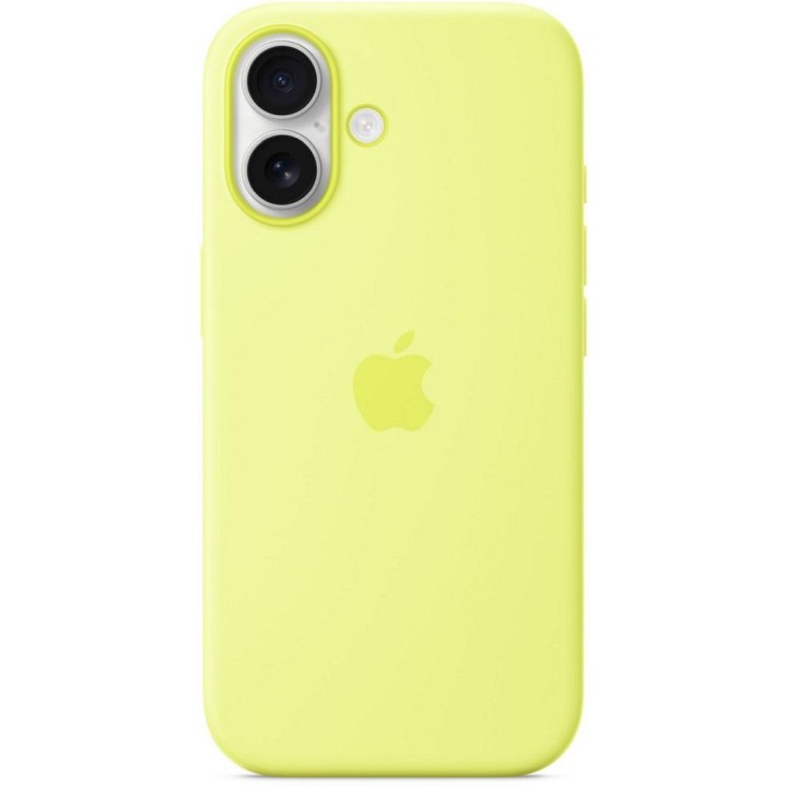 iPhone 17 Silicone Case with MagSafe - Neon yellow 0INT