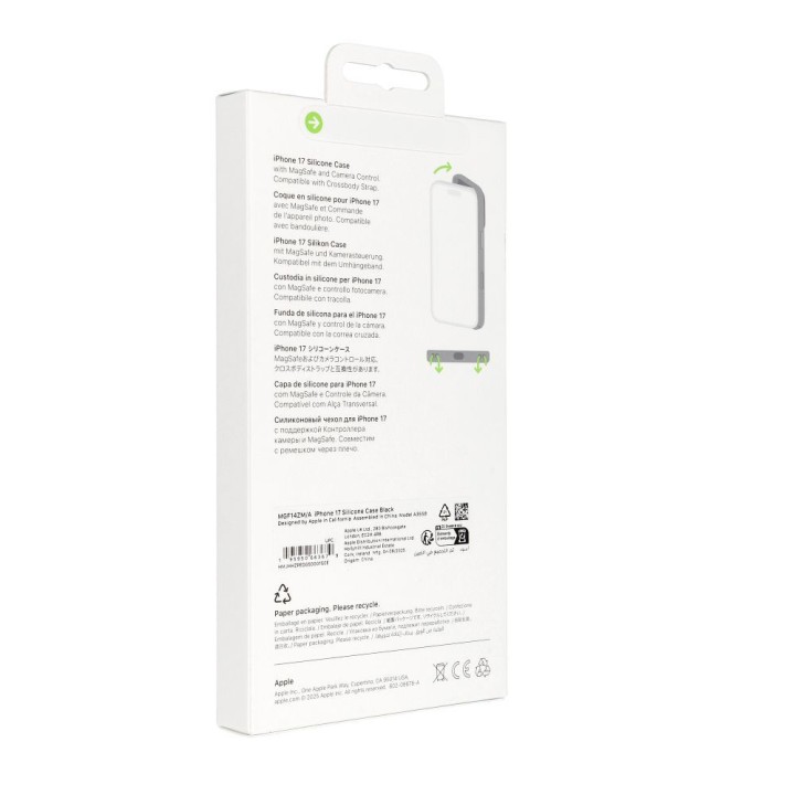 iPhone 17 Silicone Case with MagSafe - black 0INT