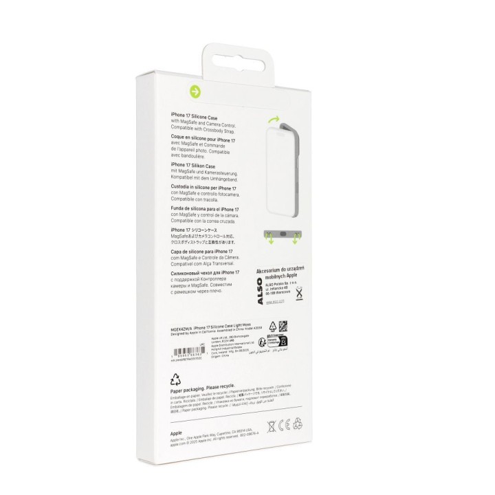 iPhone 17 Silicone Case with MagSafe - Light Moss 0INT