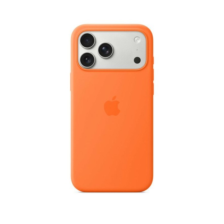 iPhone 17 Pro Max Silicone Case with MagSafe – оранжевый 0INT