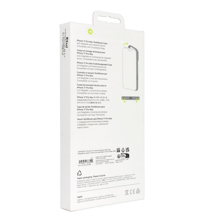 iPhone 17 Pro Max TechWoven Case with MagSafe - зеленый 0INT