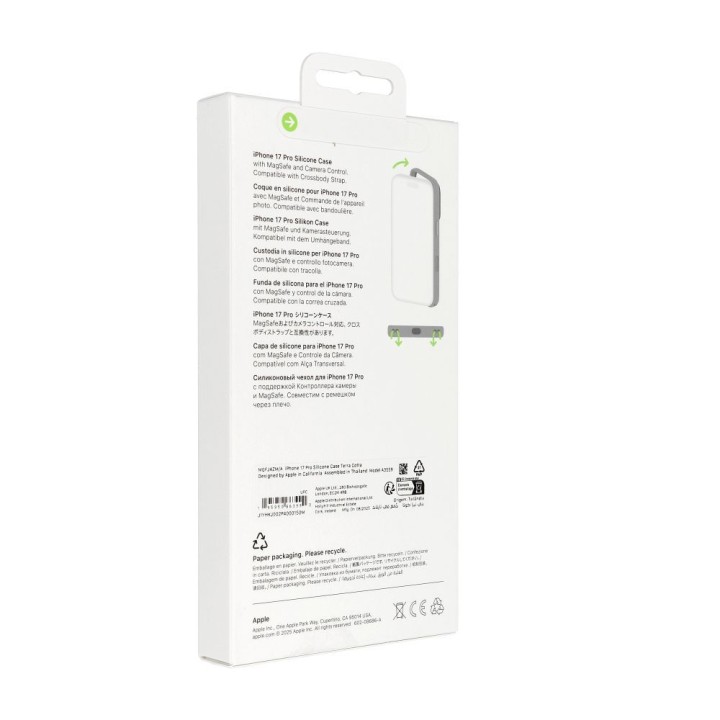 iPhone 17 Pro Silicone Case with MagSafe – Terra Cotta 0INT
