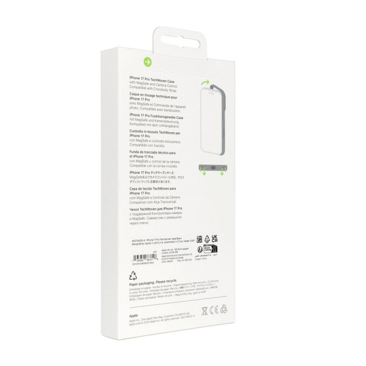 iPhone 17 Pro TechWoven Case with MagSafe - черный 0INT