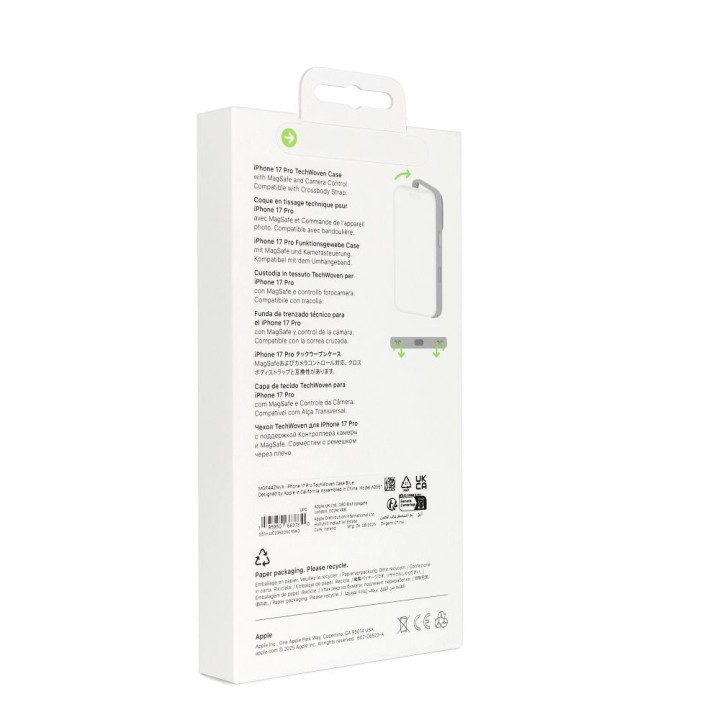 iPhone 17 Pro TechWoven Case with MagSafe - синій 0INT