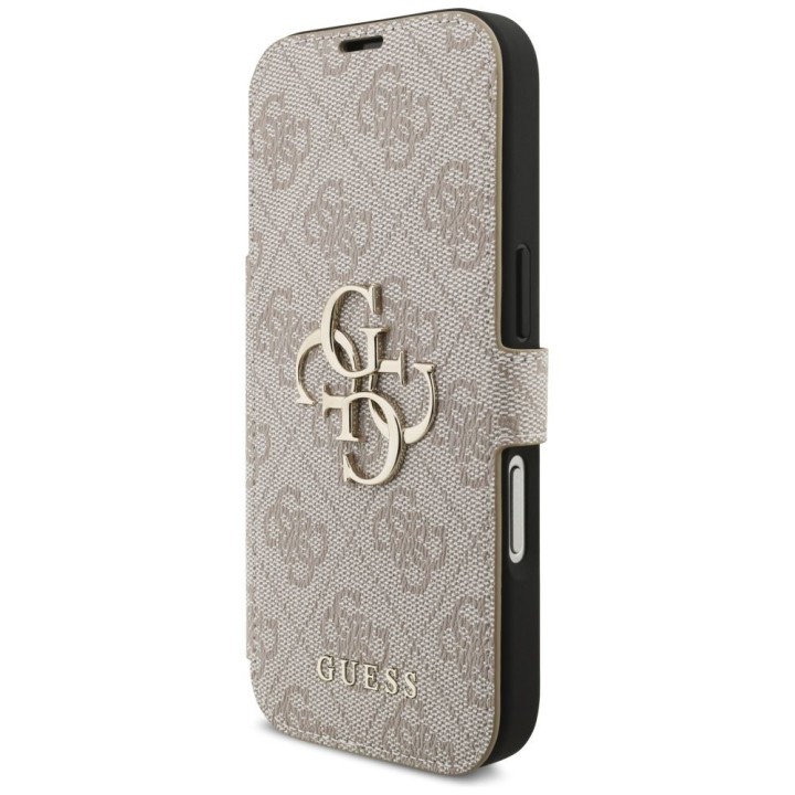 GUESS чехол для IPHONE 17 Pro GUBKP17L4GMGPI (PU 4G Metal Logo) розовый