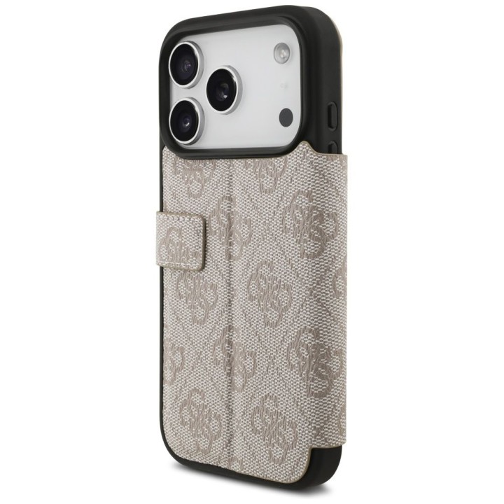GUESS чохол для IPHONE 17 Pro GUBKP17L4GMGPI (PU 4G Metal Logo) рожевий
