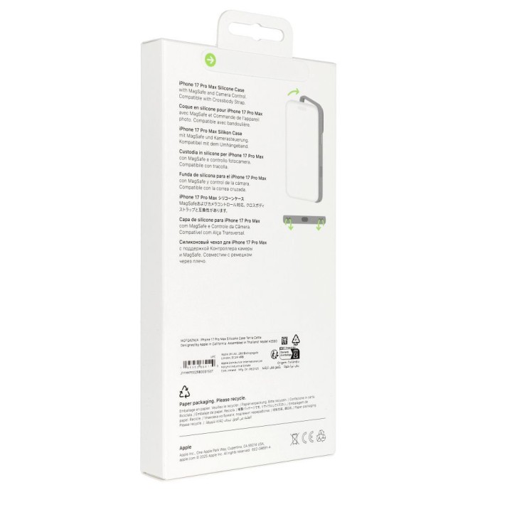 iPhone 17 Pro Max Silicone Case with MagSafe – Terra Cotta 0INT