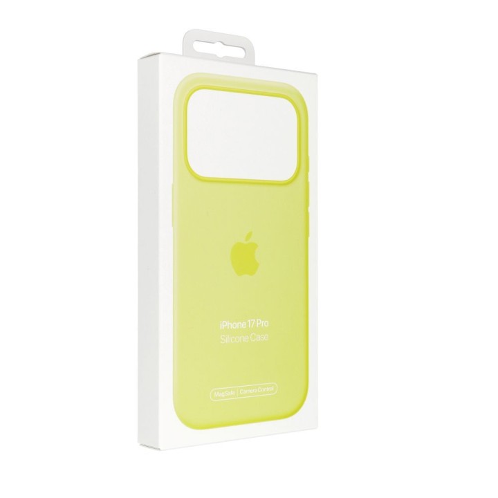 iPhone 17 Pro Silicone Case with MagSafe – Neon yellow 0INT