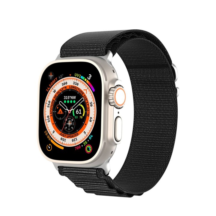 DUX DUCIS ремешок GS нейлоновый для Apple Watch 42 / 44 / 45 / 49 mm черный