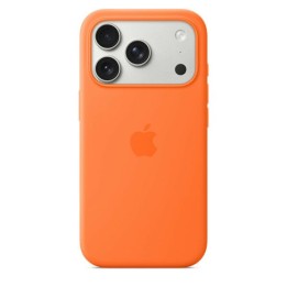 iPhone 17 Pro Silicone Case with MagSafe – оранжевый 0INT