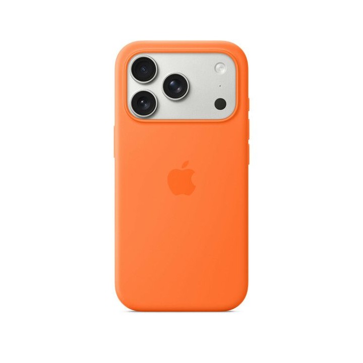 iPhone 17 Pro Silicone Case with MagSafe – помаранчевий 0INT